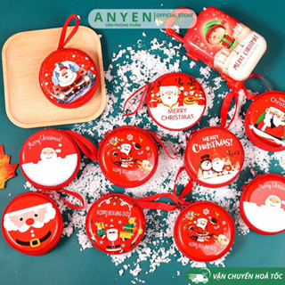 Ví Đựng Tiền Xu Mini Có Khóa Kéo In Họa Tiết Sáng Tạo Thời Trang Cho Bé Túi Ví Noel quà giáng sinh siêu xinh hot