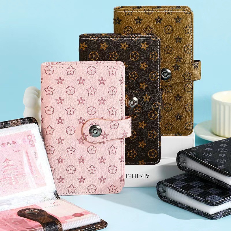 8 ️ ⃣ Sổ gửi tiền mặt Ví gửi tiền dung tích lớn Sách tiền Khóa từ tính Sách gửi tiền Sách lưu trữ tà