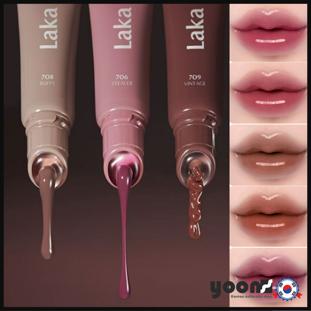 Son bóng Laka Fruity Lip Glossionner 10ml x 10 màu