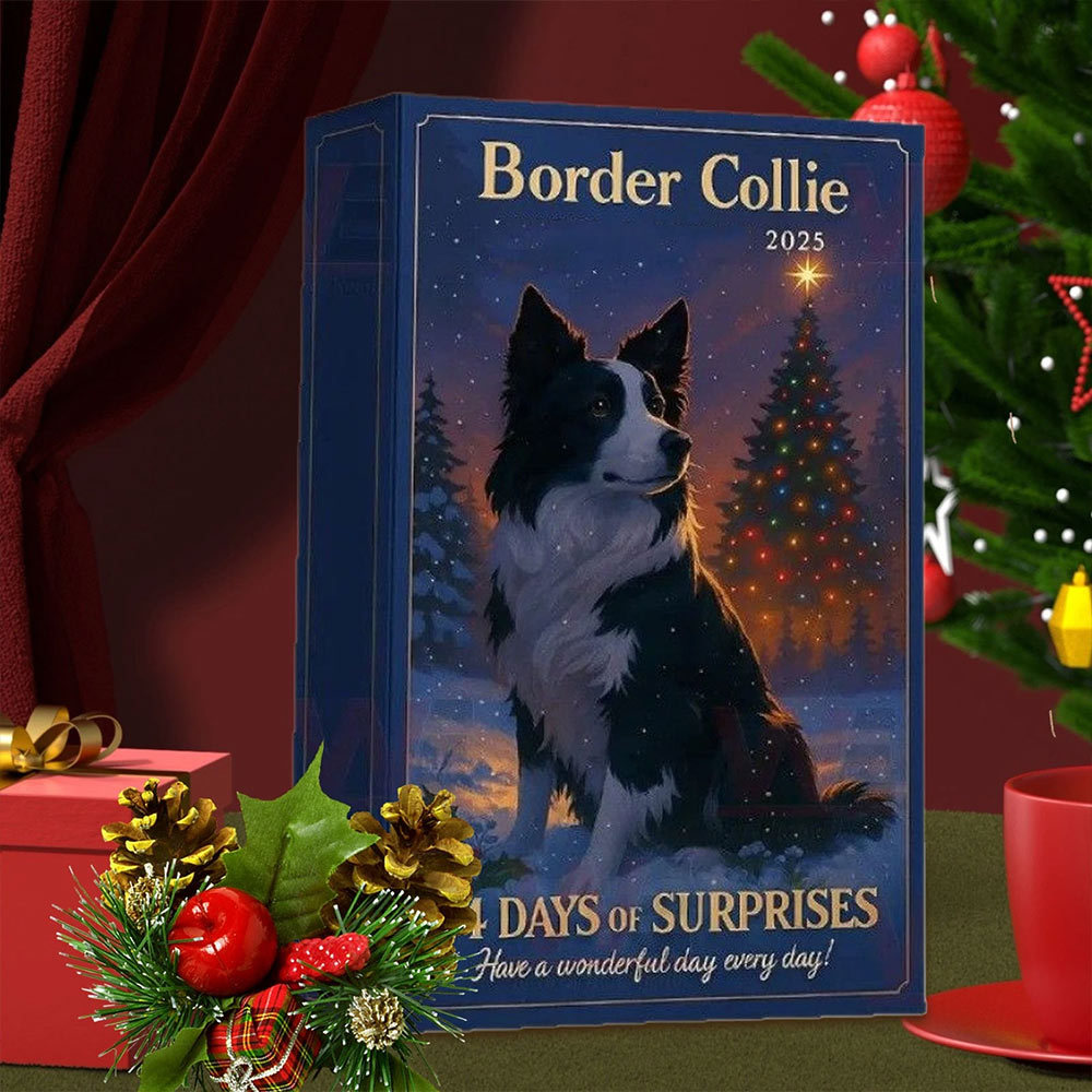 Border Collie Arrival Festival Calendar Blind Box Christmas Tree Decoration Acrylic Pendant
