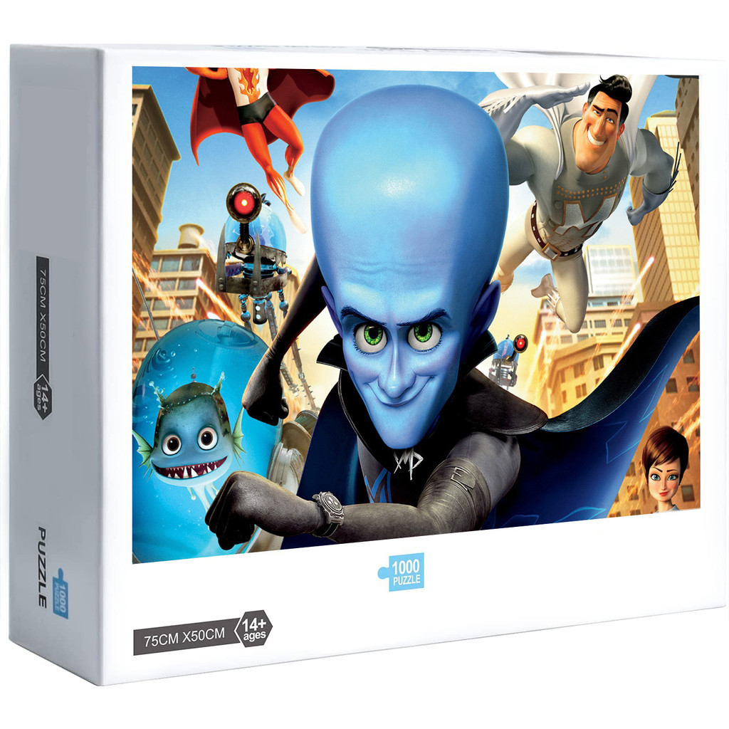 Quà tặng trang trí đồ chơi ghép hình Megamind 1000 miếng