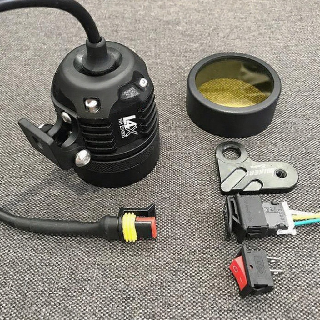 [Giá Tốt] Đèn Trợ Sáng L4X Loại 1 Gắn Xe máy, Xe Điện < Tặng kèm đủ phụ kiện > - NT Shop