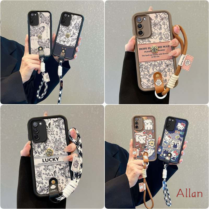 Dành Cho ốp lưng oppo a56 5G / a53s 5G Ốp Lưng TPU Da Dây Chống Sốc Vỏ Điện Thoại BBND