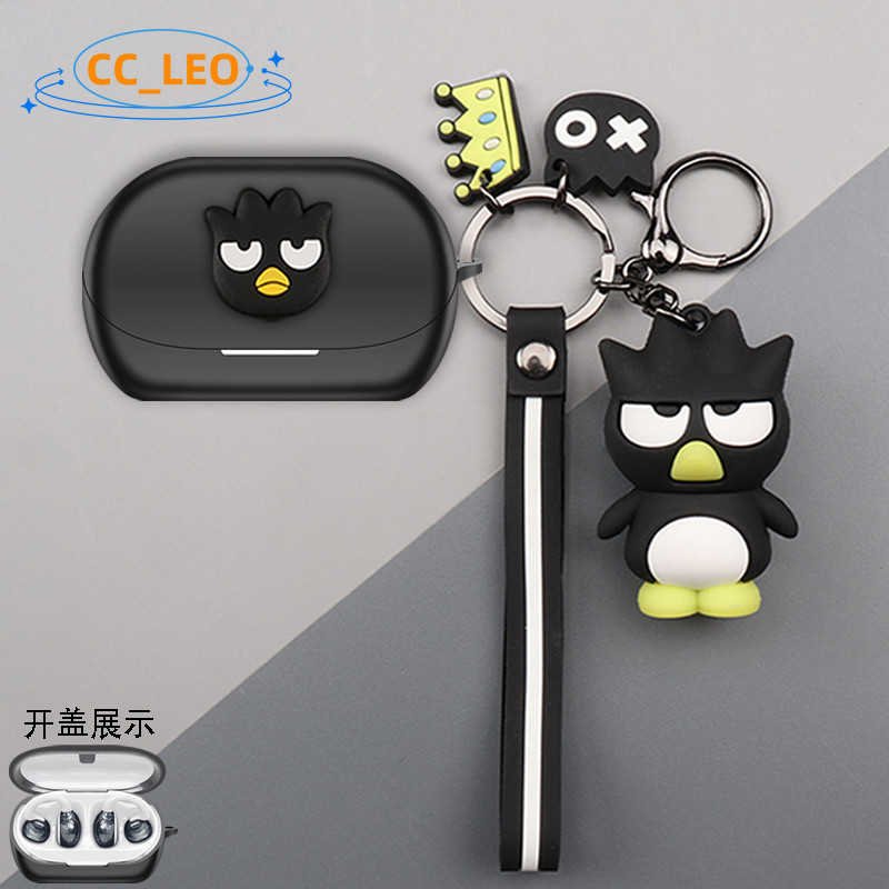 For JBL SOUNDGEAR Clips Case Silicone Soft Case Cute Mario Snoopy Cartoon Keychain Pendant Suitable 