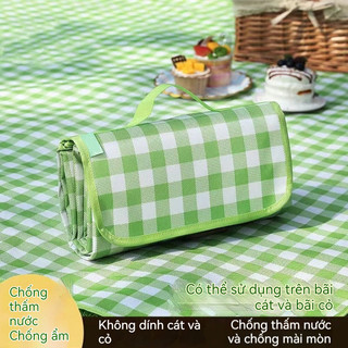 Thảm dã ngoại dày dặn chống ẩm chống nước có thể gấp lại