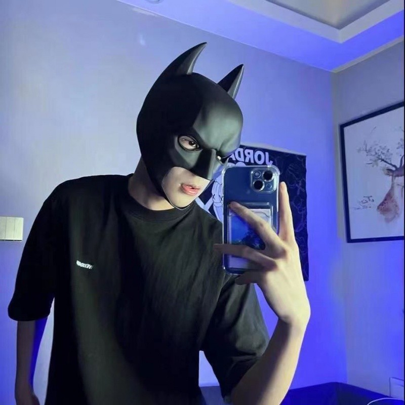 Mặt nạ cosplay Batman,mặt nạ cosplay có mũ trùm đầu độc đáo