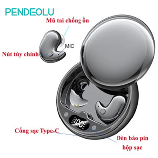 PENDEOLU Tai Nghe Không Dây Bluetooth Y36Pro TWS Tai Nghe Nhét Tai Trong Tai Ngủ Vô Hình Kèm Mic Chống Ồn Tai Nghe Nhạc