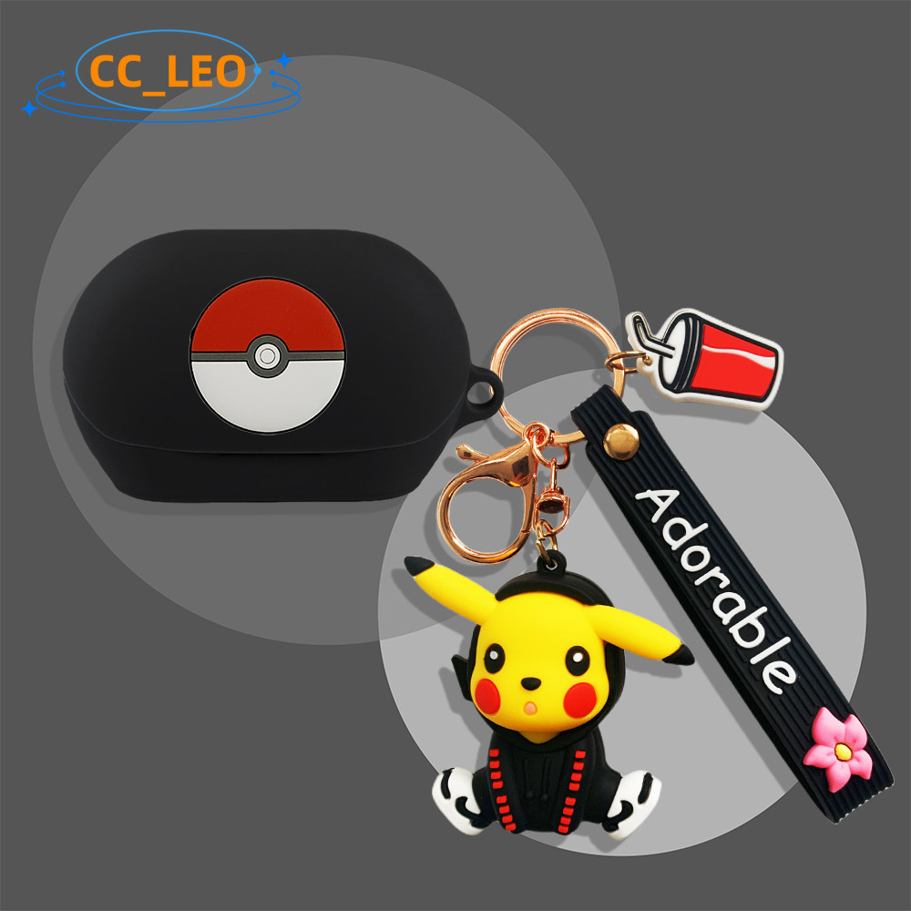 For JBL Soundgear Clips Case Cartoon Pokémon Pikachu Cute Snoopy Keychain Pendant Suitable for JBL S