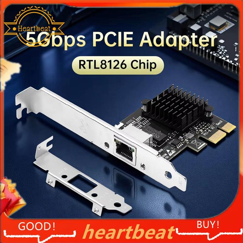 Card mạng Gigabit RTL8126 Ethernet PCIE Wlan Adapter RTL8126 100Mbps / 1G / 2.5G / 5G Gigabit Ethern