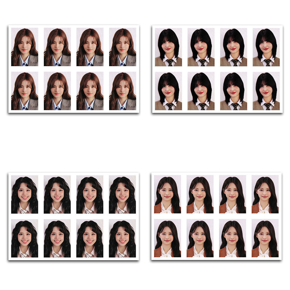 TWICE SEASON 'S GREETINGS 3cm Photo ID Photo Desk Lịch ID Ảnh #FUY521O#