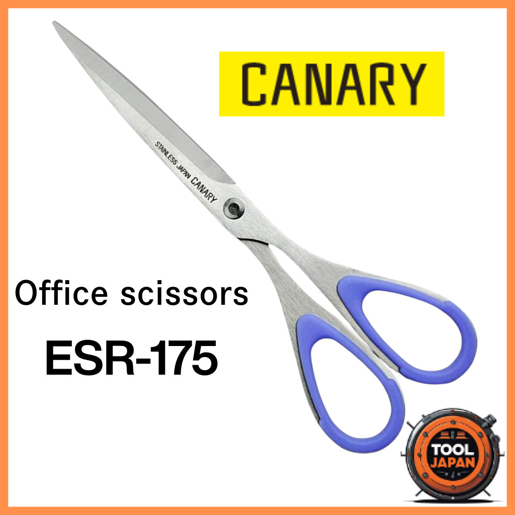 Hasegawa CANARY Cutting Tools Blue Office Scissors / Paper cutter
