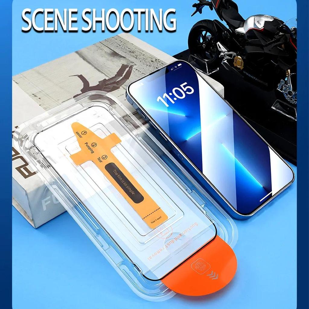 2 Chiếc Không Bụi Dễ Dàng Lắp Đặt Full Cover Bảo Vệ Màn Hình Cho Realme GT8 Pro GT7 GT7T Neo7 SE Neo