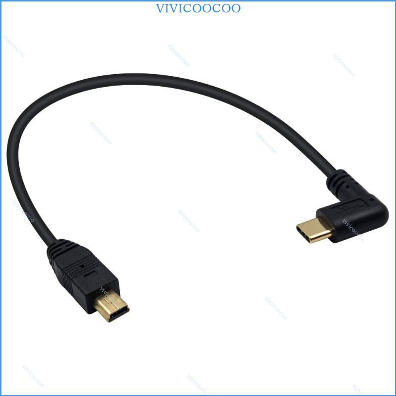 Cáp chuyển đổi VIVI Mini USB sang Type C 90 độ USB 3 1 Type C sang MiniUSB