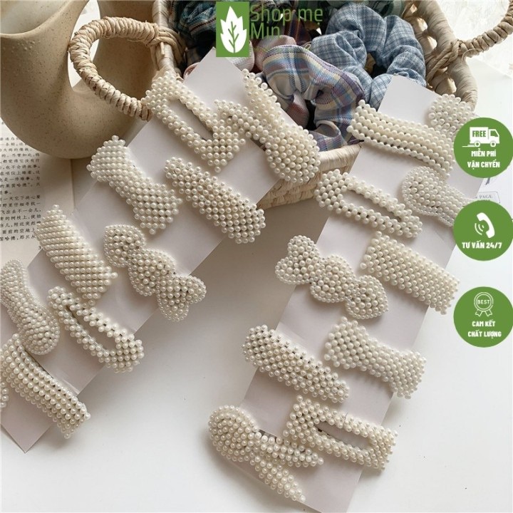 Set 20 cái Kẹp tóc ngọc
