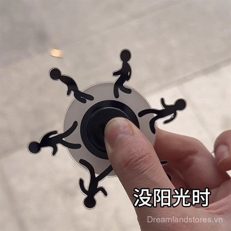 Chạy Little Fidget Spinner Hình Ảnh Ảo Ảnh Đồ Chơi Giải Nén Xoay Năng Động Trận Đấu U Phần Thưởng Qu