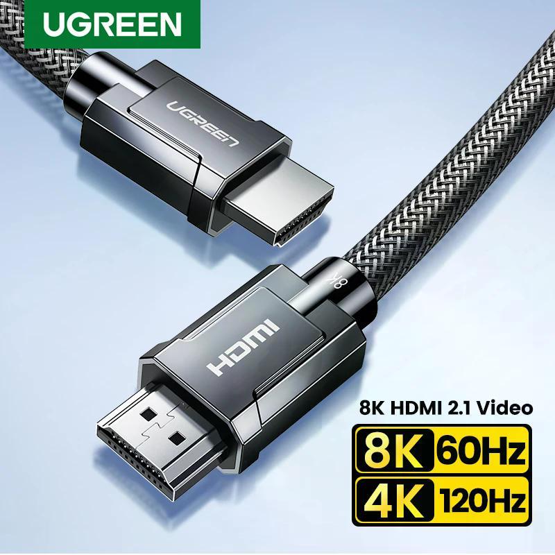 Cáp UGREEN HDMI 2.1 8K / 60Hz 4K / 240Hz 48Gbps HDCP2.2 Dây Cáp HDMI Cho Tivi Laptop PC PS4 PS5