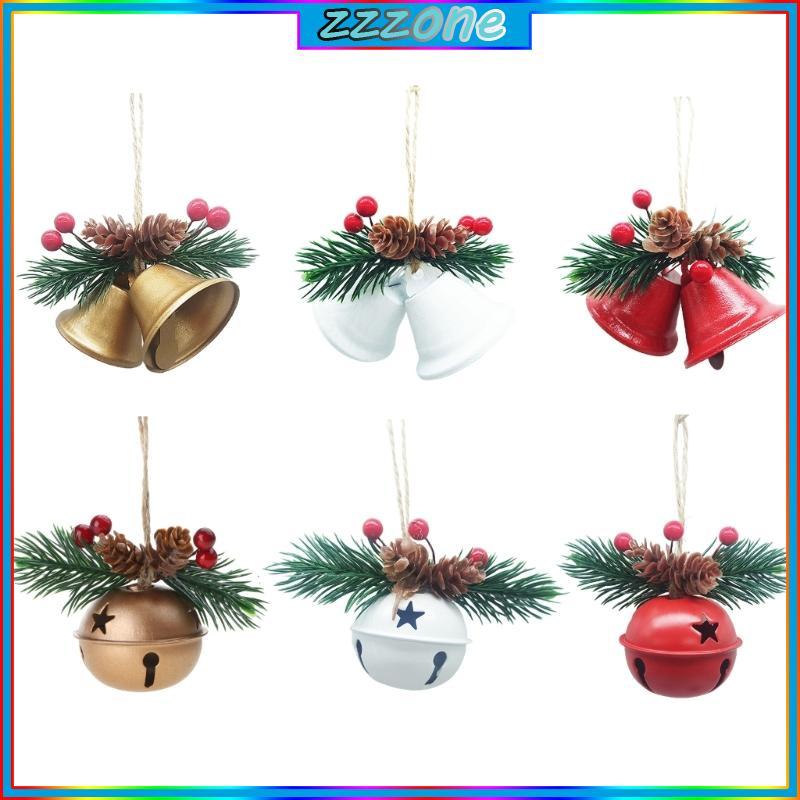 Zzz Vintage Chuông Giáng Sinh Cây Treo Trang Trí Kim Loại Jingle Bells Cho Đồ Trang Trí Giáng Sinh N