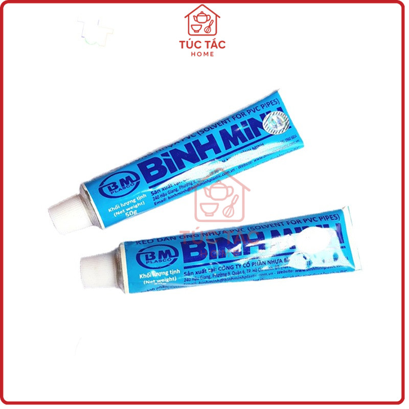 Keo Dán Ống Nhựa PVC Bình Minh 25g/50g – Keo Dán Ống Nước Siêu Chắc, Chống Rò Rỉ, Dễ Sử Dụng