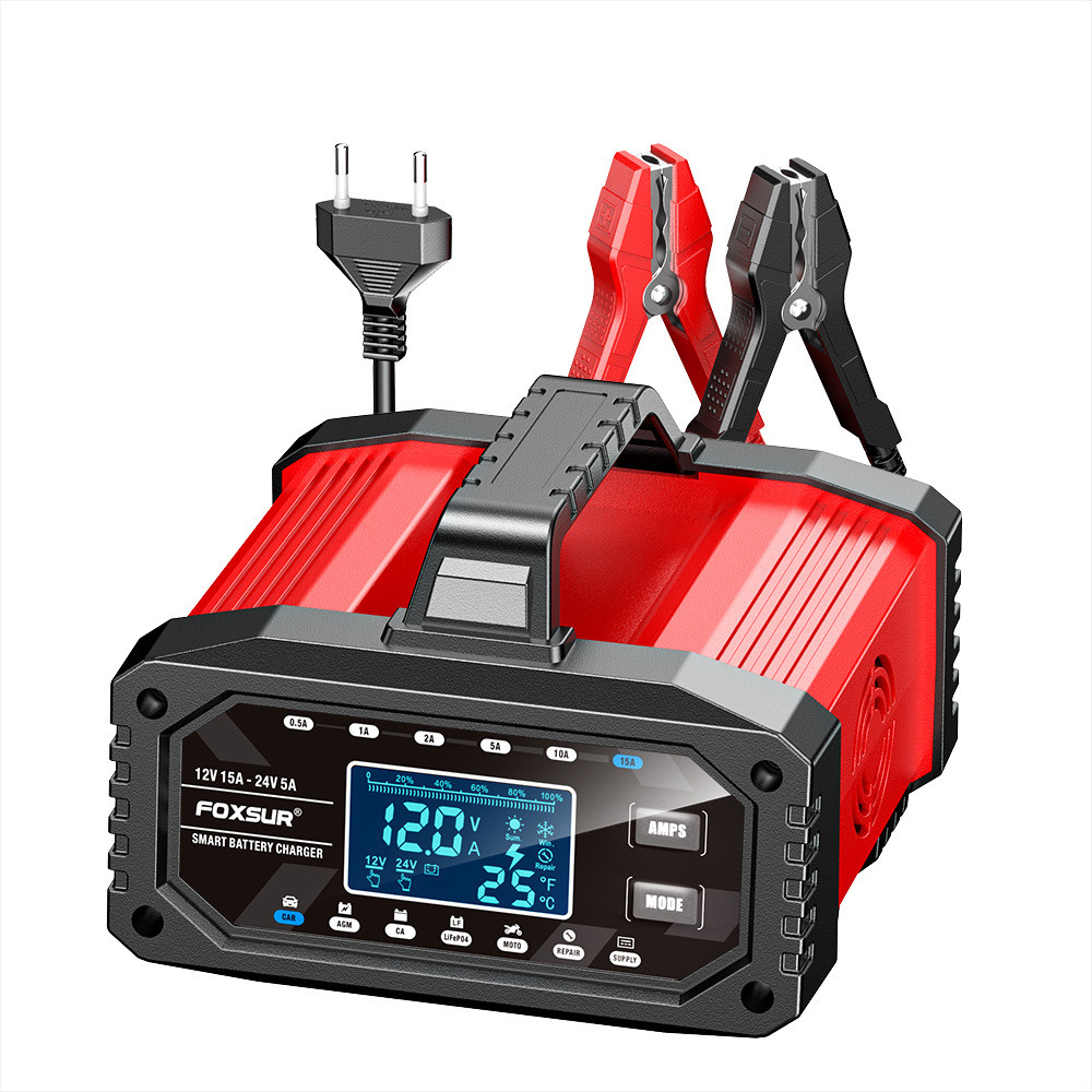 Sạc Ắc Quy Foxsur  12v -24v -200ah chính hãng – Tự Ngắt, Sạc Nhanh, Phục Hồi Ắc Quy -200AH FOXSUR 12