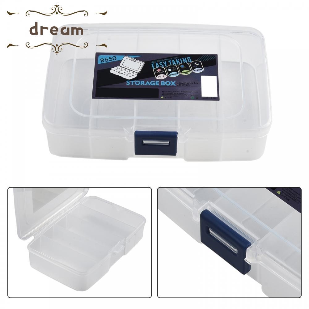 [dreamlife]Clear Craft Storage Box for Small Part Organization and Quick Access