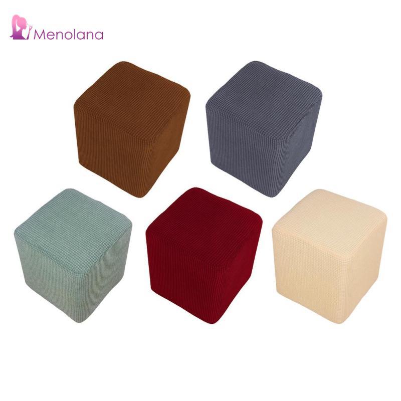 Co Giãn Ottoman Cover Ottoman Slipcovers Hình Chữ Nhật Chân Phân Co Giãn Bao Ottoman Chân Còn Lại Có