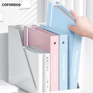 Sổ lưu trữ dữ liệu COFORDOS, Thư mục tập tin A4 lá rời trong suốt, Phong cách INS Học sinh có thể tháo rời Văn phòng phẩm Sổ lưu trữ văn phòng Văn phòng trường học