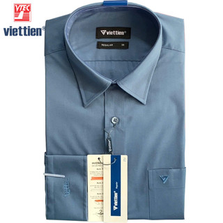 Viettien - Áo sơ mi dài tay màu nhớt đậm - 465K