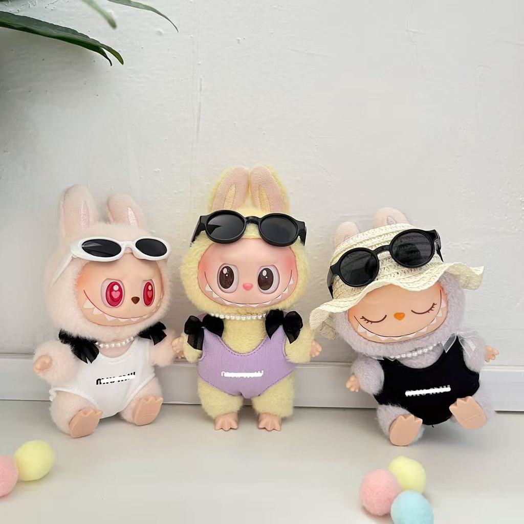 Bộ đồ bơi mùa hè Labubu V1&V2&V3 17cm (chỉ có vải)