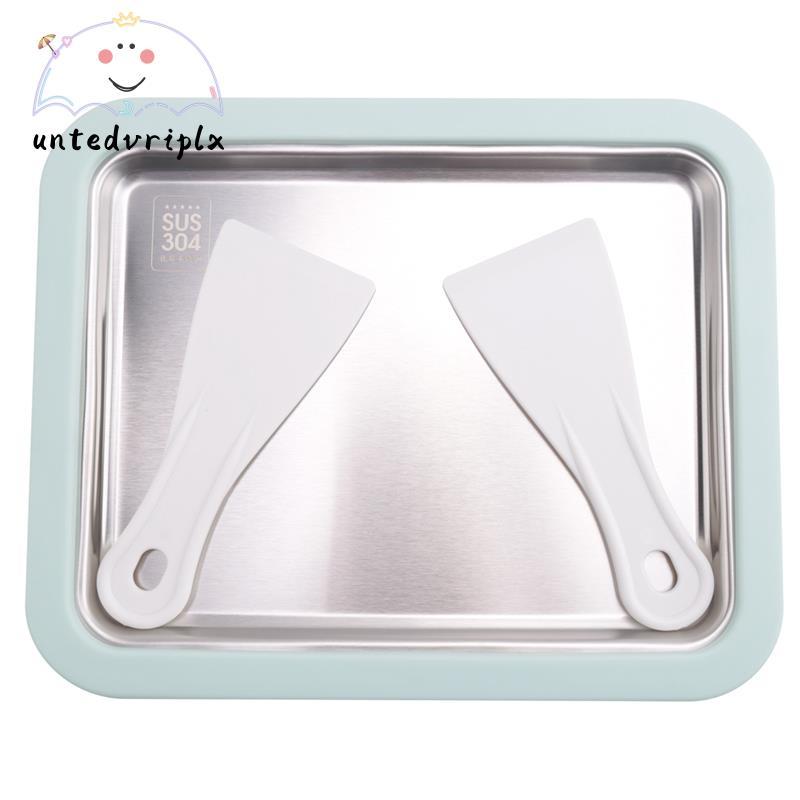 Máy làm kem tức thì, Kem tự làm tự làm, Cuộn sữa chua đông lạnh, Máy cuộn kem bằng thép không gỉ cấp thực phẩm