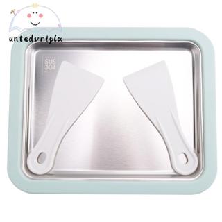 Máy làm kem tức thì, Kem tự làm tự làm, Cuộn sữa chua đông lạnh, Máy cuộn kem bằng thép không gỉ cấp thực phẩm