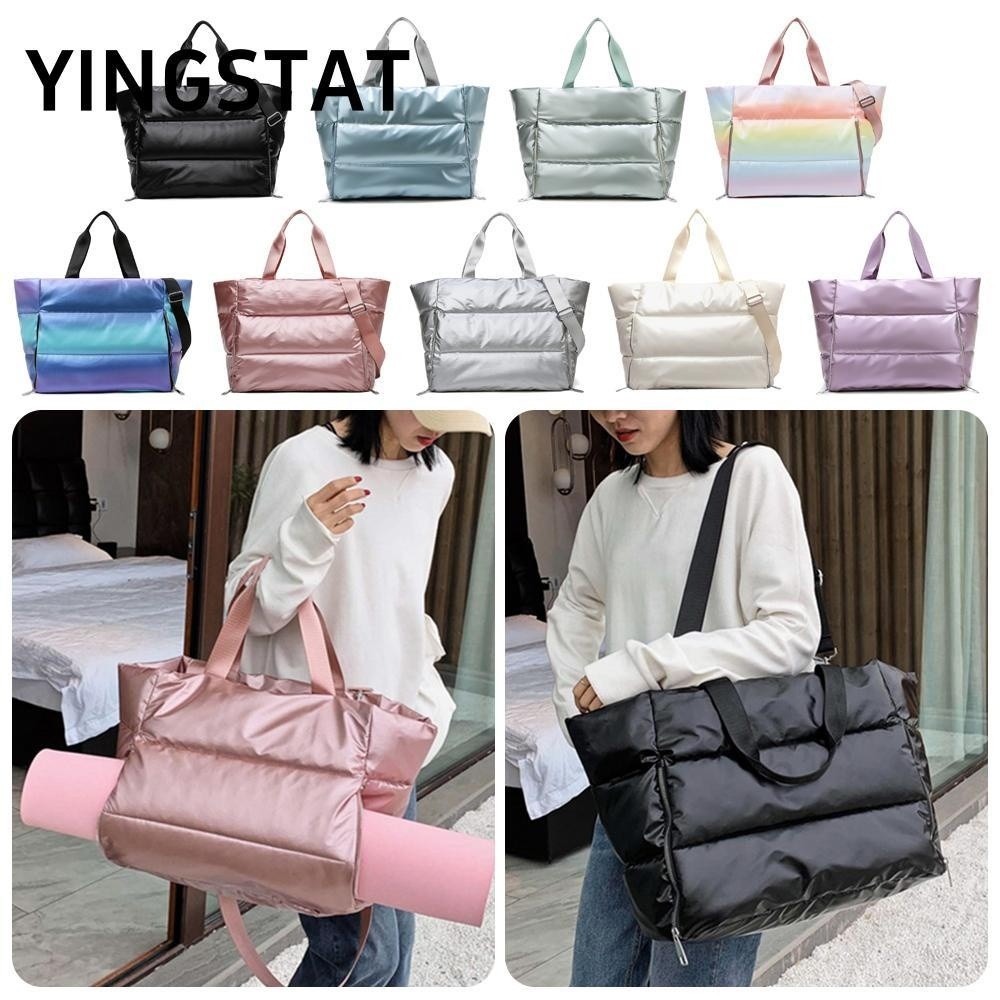 YINGSTAT Sports Bag Women Nylon Wet And Dry Separated Gym Bag Fashionable Large Capacity Soft Waterp