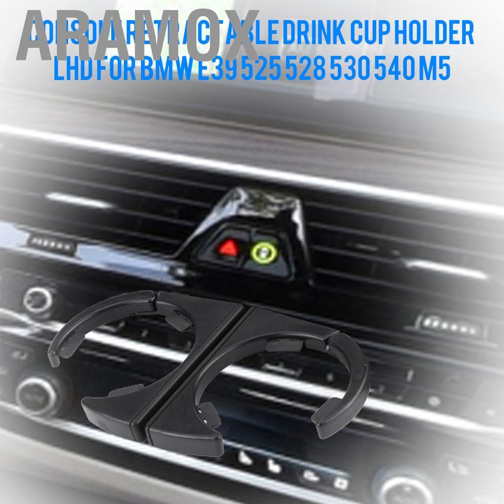 Aramox Qiilu e39 Cốc BMW cho E39 525 528 530 540 M5 51168190205 Xe Tay Cầm Có Thể Thu Vào Uống LHD