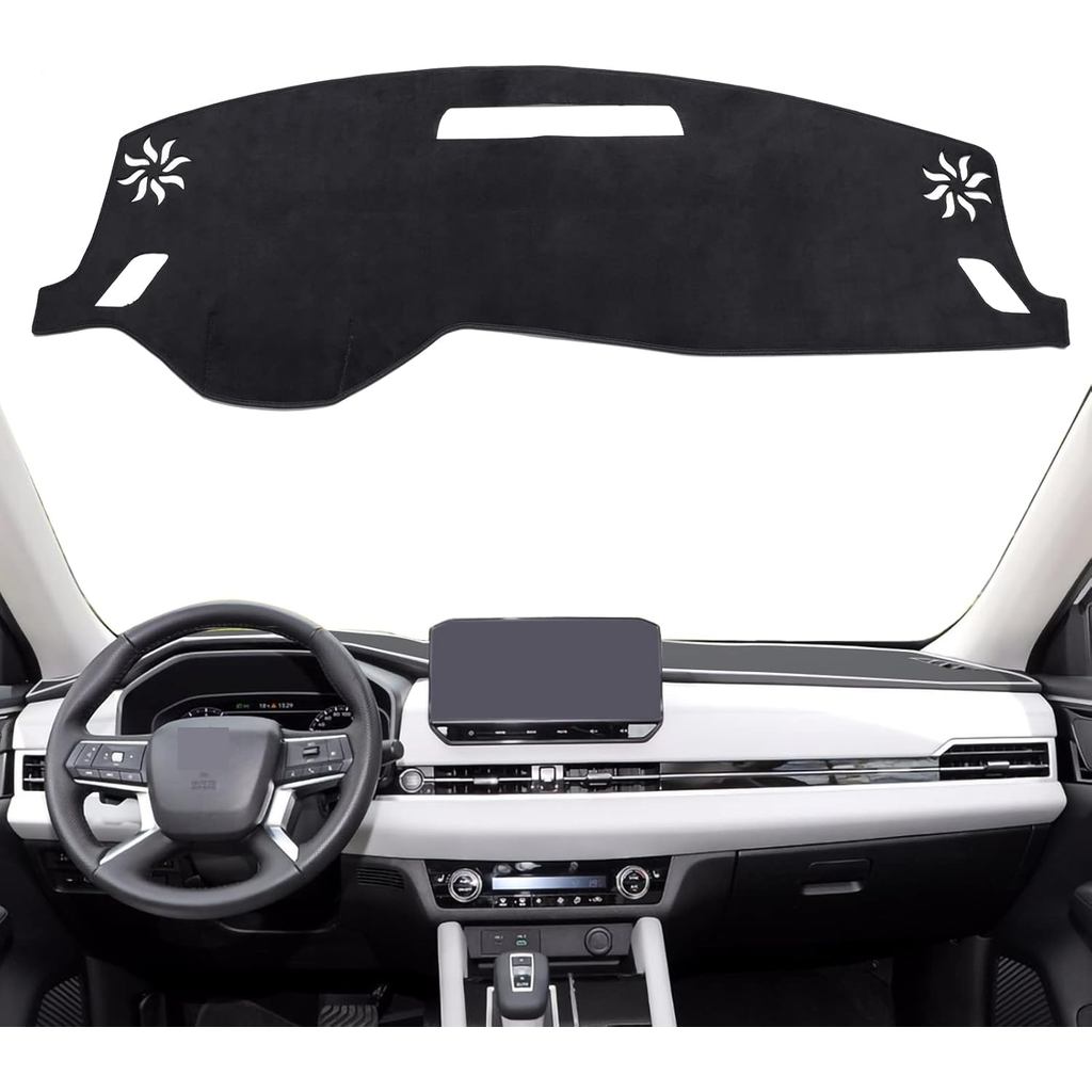 Smabee Car Dash Cover Mat cho Mitsubishi Outlander PHEV 2026 2025 2024 2023 (không có HUD) Vỏ bảng đ