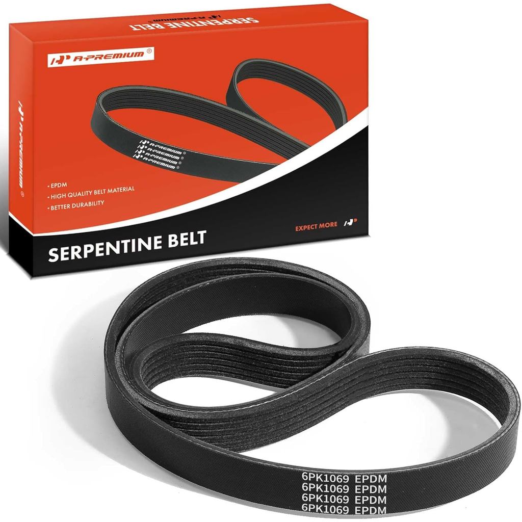 Đai truyền động Serpentine động cơ A-Premium Tương thích với Nissan Maxima 1995-1999 / 2002-2003 & H