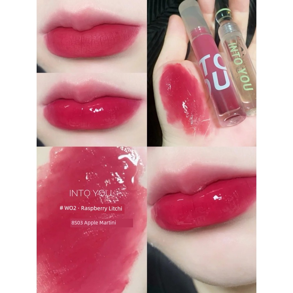 Into you Water Mist Lip Gloss w04 Matte w01 Sinh viên Giá rẻ intoyou Niche Lip Gloss w08
