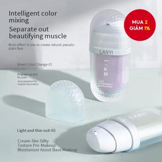  LANYI Light Yan Kem Lót Dưỡng Ẩm Cảm Biến Nước cho Phụ Nữ 3 trong 1 với Công Dụng Dưỡng Ẩm Che Phủ và Làm Sáng Da Lỗ Chân Lông Vô Hình. 