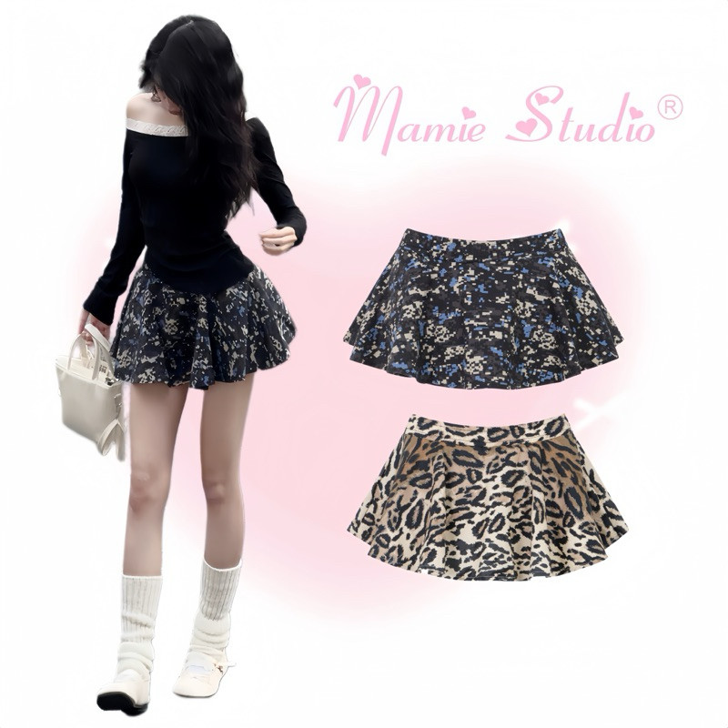 Chân váy kaki Mamie from ngắn , xòe nhẹ có lót trong