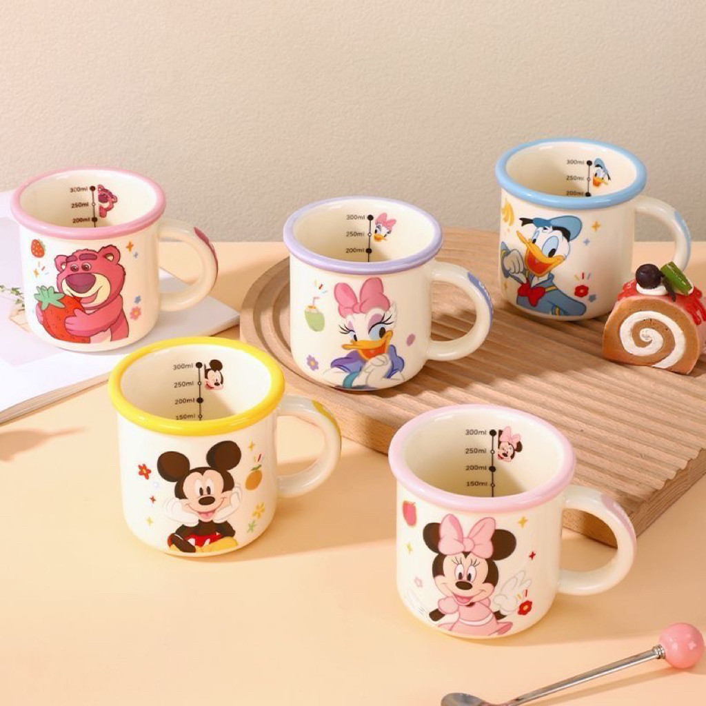 Cốc sứ Stitch Mickey Daisy 300ml Cốc sứ Disney Stitch Mickey 300ml