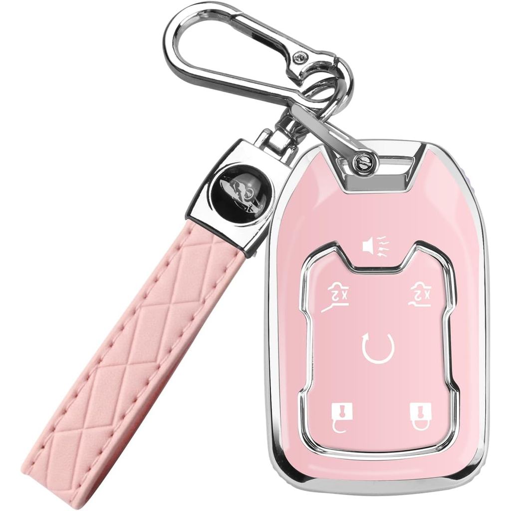 Cho Vỏ Chìa Khóa GMC, Vỏ Chìa Khóa TPU Cho 2016-2025 Chevy Suburban Tahoe GMC Yukon Acadia Địa Hình,