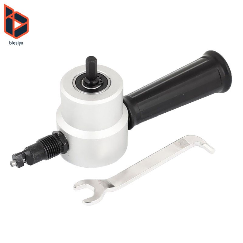 Blesiya YT-160A Gary Black Double Head Sheet Nibbler Máy cắt kim loại đính kèm máy khoan