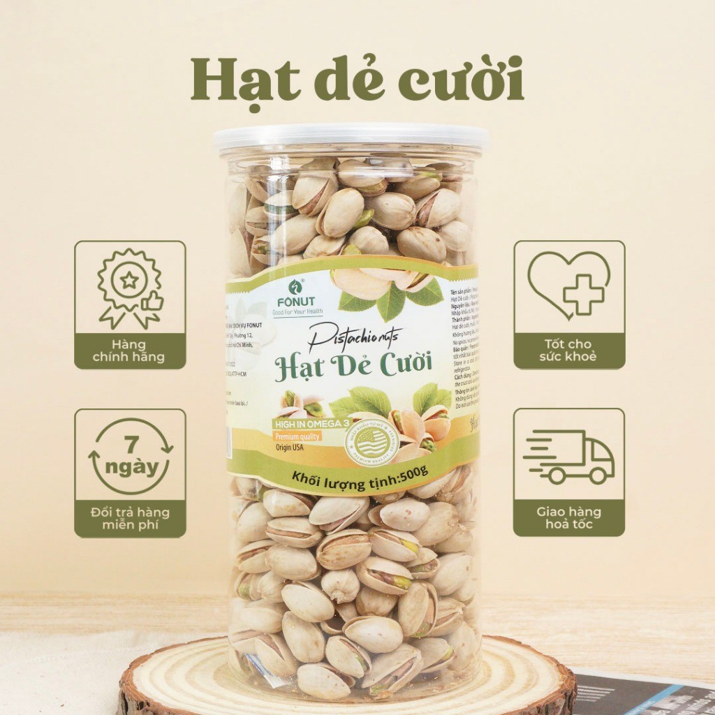 [1KG] Hạt Dẻ Cười Không Tẩy Trắng – Siêu Ngon, Ăn Vặt Healthy