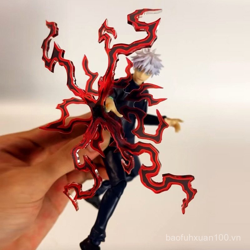 Shf Spell Back to Battle Scene Phụ kiện Gojo Satoru Phong cách ảo Lightning Flame Black Flash Hiệu ứ