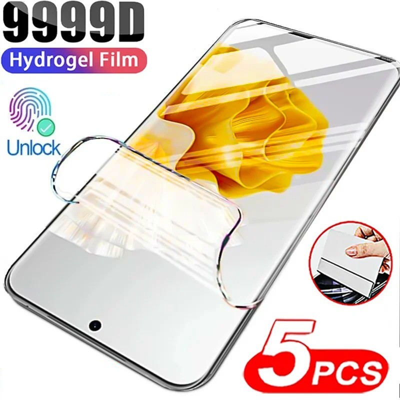 5 Miếng Dán Hydrogel Mềm Mờ Cho Huawei Pura 80 70 P60 Ultra Pro Plus Nghệ Thuật Chống Gián Điệp Riên