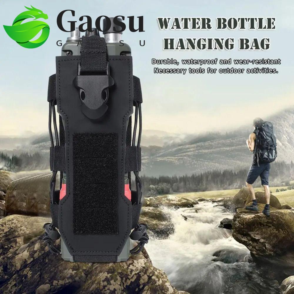Túi đựng ấm đun nước du lịch ngoài trời GAOSU, Túi đựng chai đa chức năng bằng vải Oxford, Túi đựng 