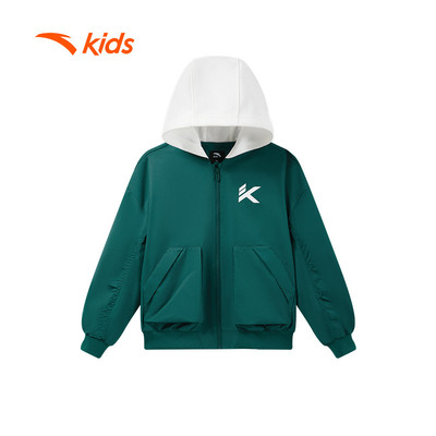 Áo Khoác Bóng Rổ Bé trai Có Nón, Chống Gió, Thoáng Khí, Thời Trang Thu Đông ANTA Kids 3525D1601