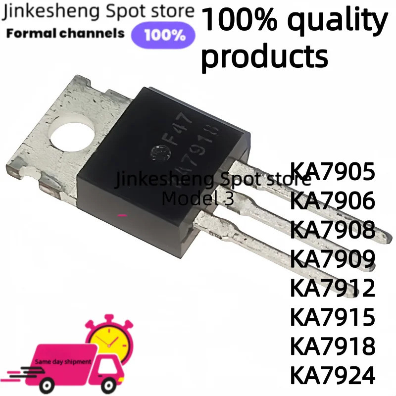5 CHIẾC KA7905 KA7906 KA7908 KA7909 KA7912 KA7915 KA7918 KA7924 TO-220 Hiệu Ứng Trường Transistor