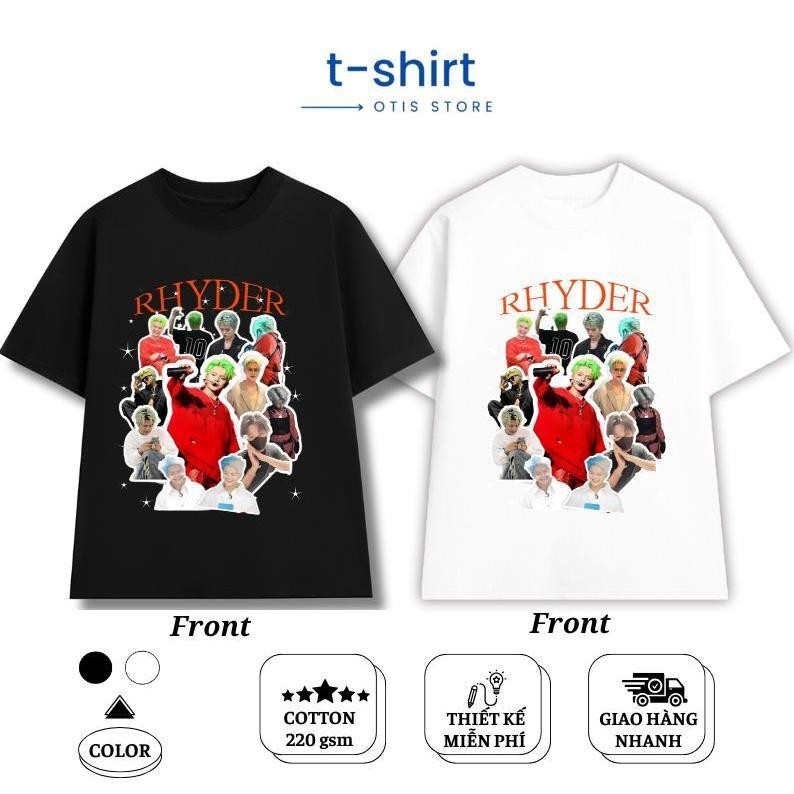 Áo Thun in hình ATSH RHYDER dành cho Fan FLASH HOTTREND - Chất cotton, cổ tròn, tay ngắn áo  rhyder 