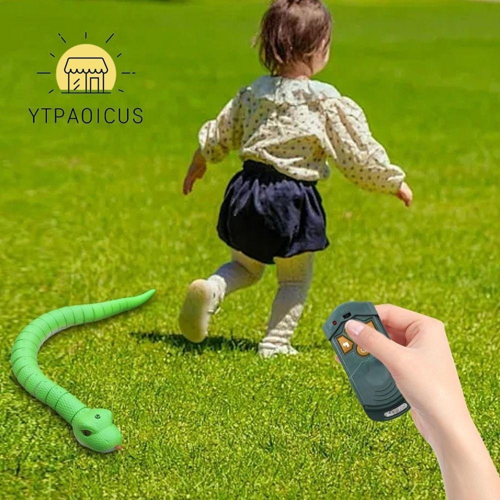 YURUYI Remote Control Snake Toy Electronic Rolling Mobile Snake Robot Scary Touch Sensitive Reptile 