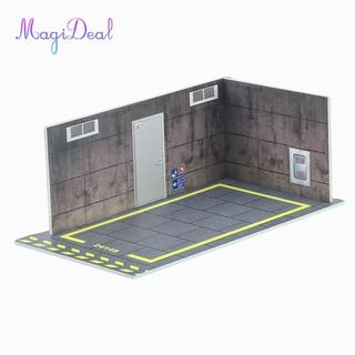 MagiDeal Mô hình ô tô Cảnh quan đỗ xe 1 / 24 DIY cho những người yêu thích mô hình ô tô Diecast