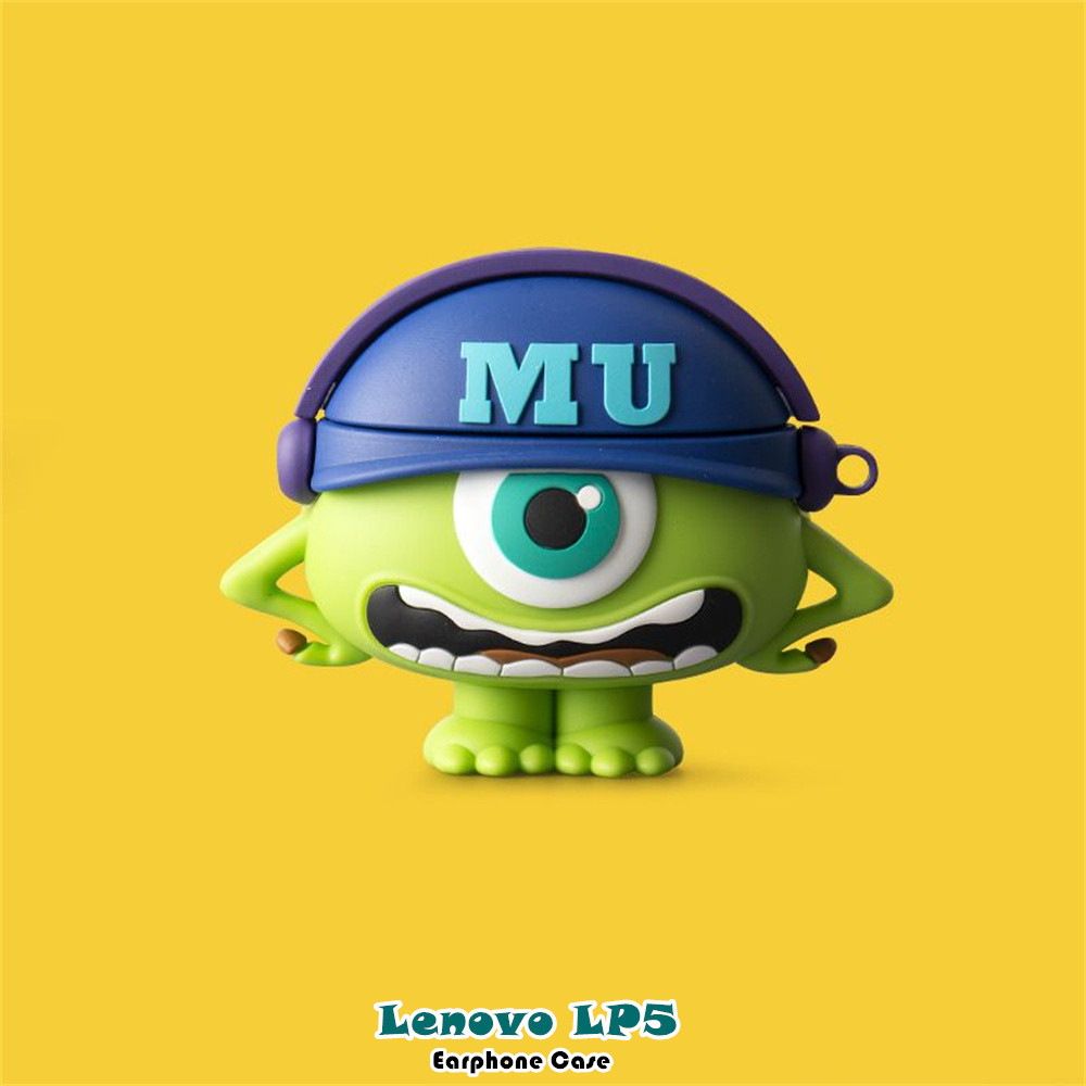[Giao hàng nhanh] Dành cho vỏ Lenovo LP5 Vỏ silicon mềm Vỏ tai nghe Niche Cartoon NO.2